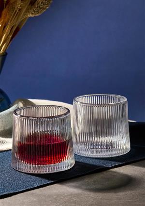 JAPAN Luster Kaplama Cam Bardak - 2li Set, 160ml