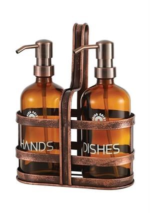 Rame Amber Sıvı Sabunluk Seti - 2x500 ML