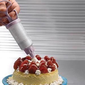 Hometarz Lüx Krema Pompası Paslanmaz Çelik 4 Uçlu