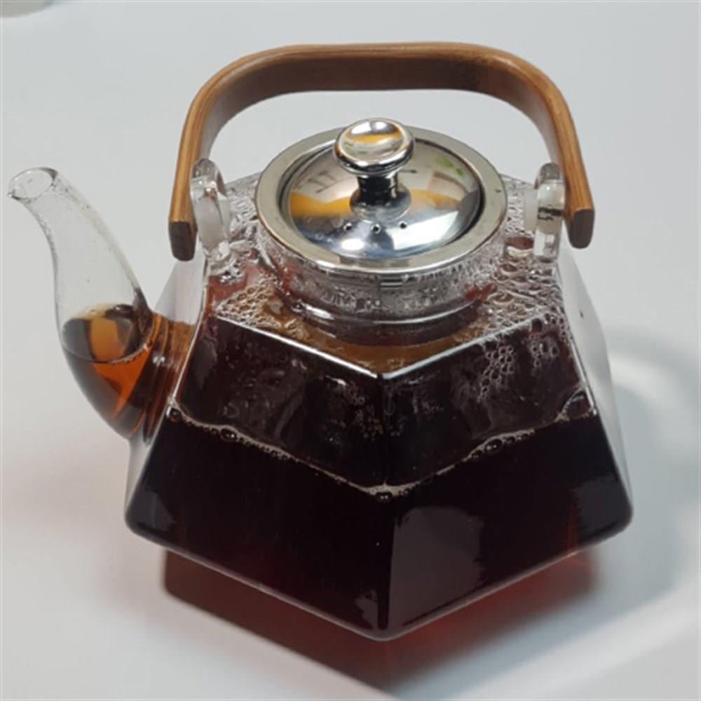 Borosilikat Demlik Çay Bitki Demliği Cam 1200 ML