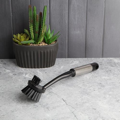 Lavabo Bulaşık Fırçası Metal Saplı Pratik Fırça 