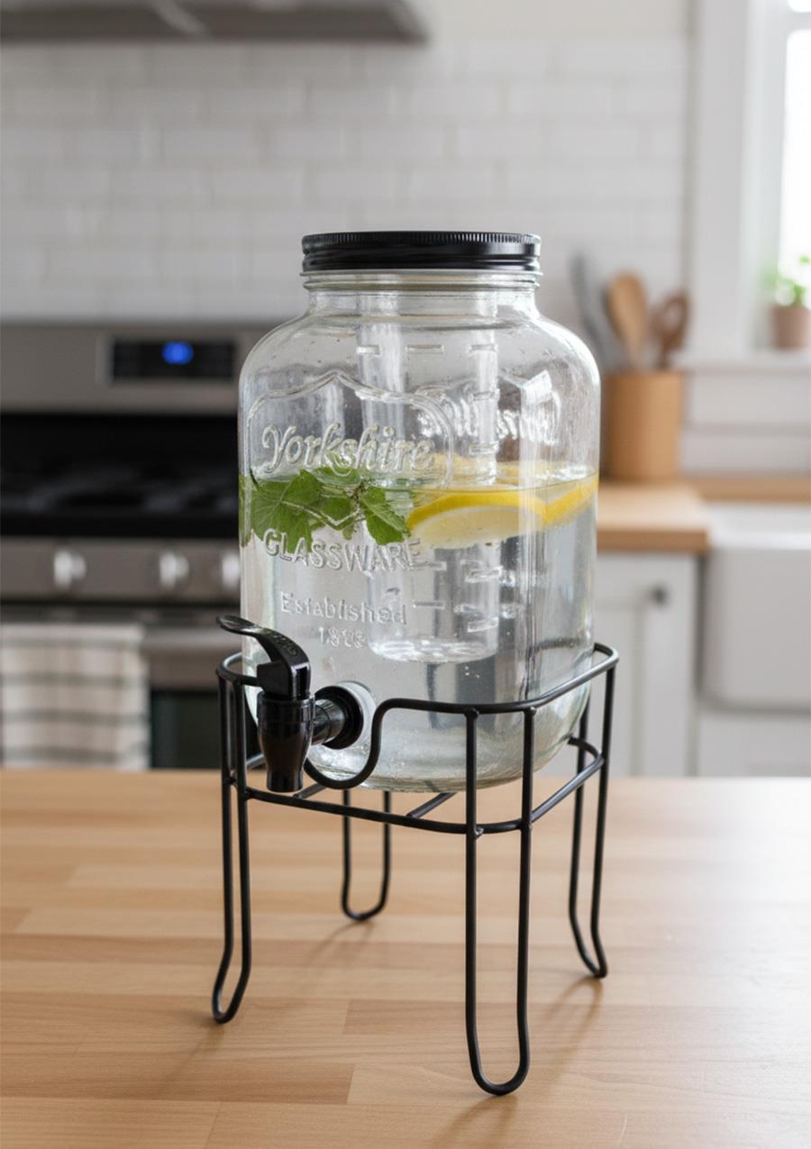 Cam Sebil - Çok Amaçlı Şerbetlik - 4 Litre