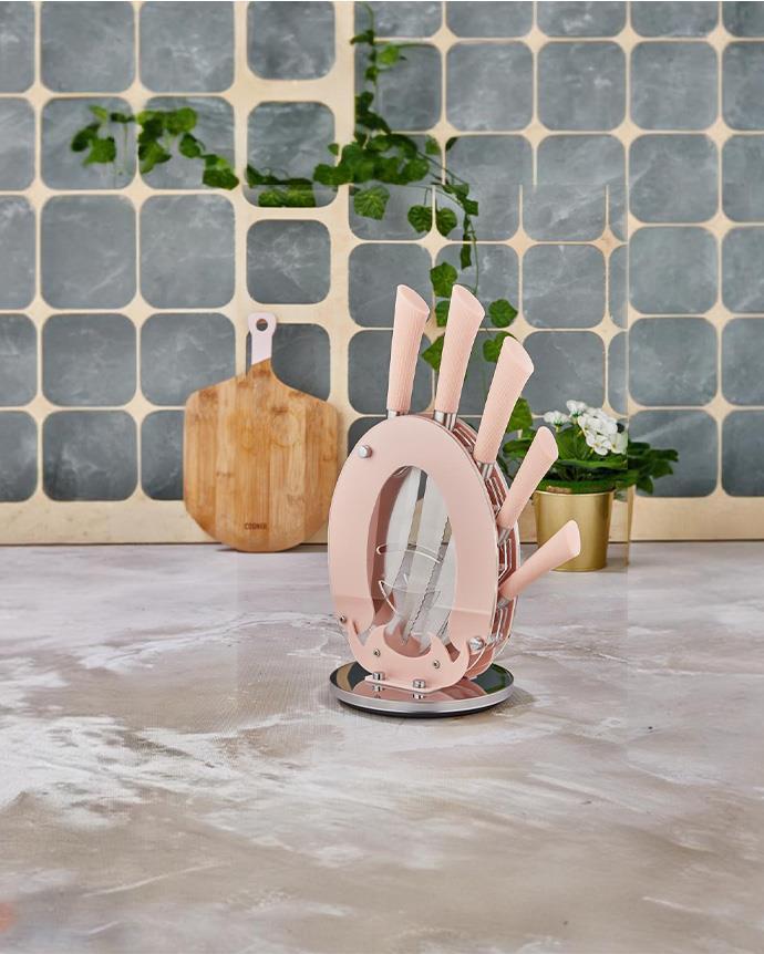 Cooker Lüx Bıçak Seti - Stantlı Bıçak Takımı - 6 Parça