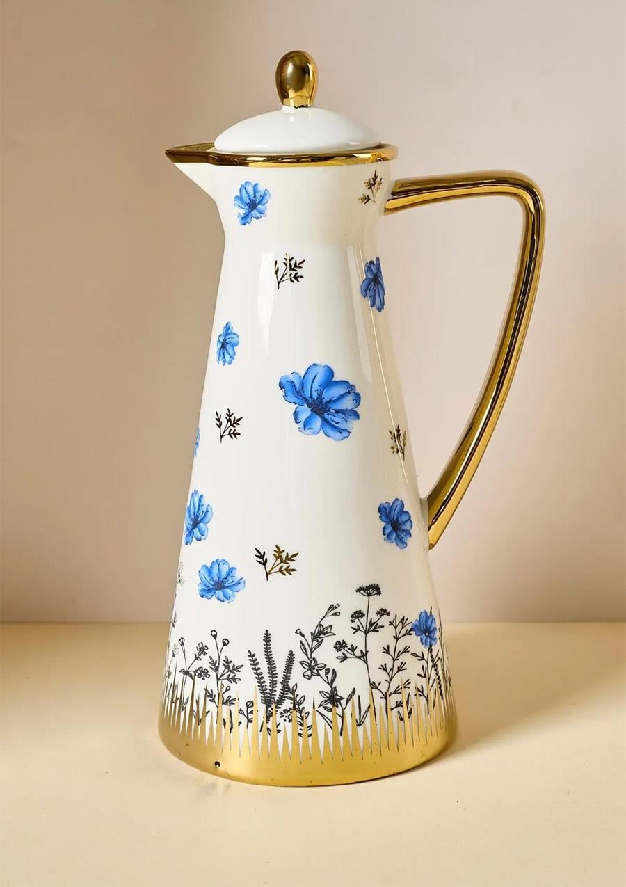 Jardim Porselen Yağlık - Yağdanlık, Sirkelik - 21 CM, 600 ML