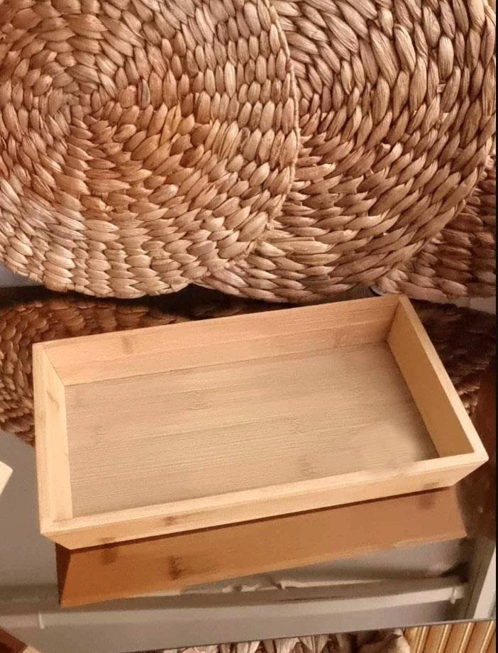 Bambu Dikdörtgen Sunumluk Set 4 Lü İkramlık Meyvelik | Hometarz