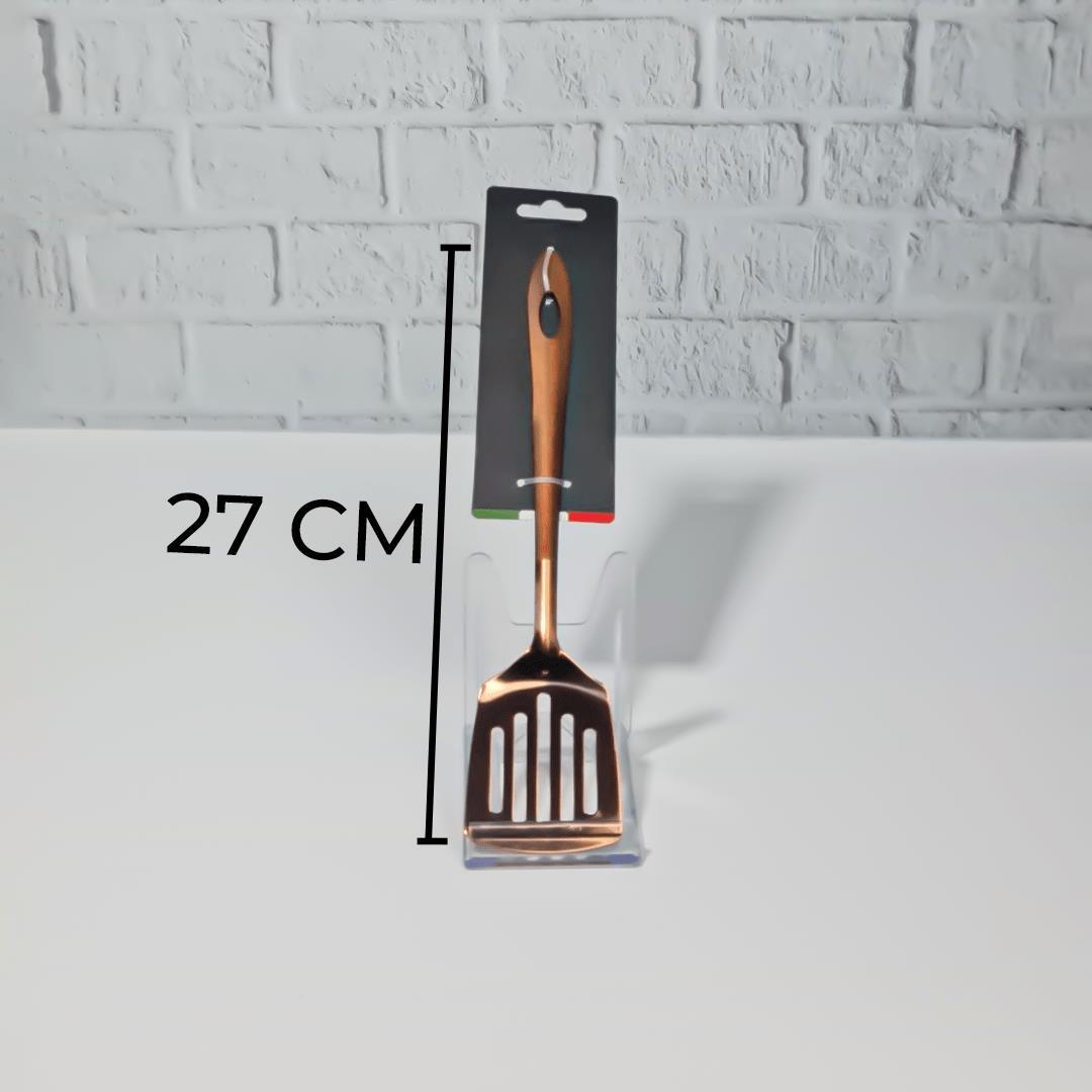 Çelik Paslanmaz Mutfak Spatulası Delikli Spatula | Hometarz