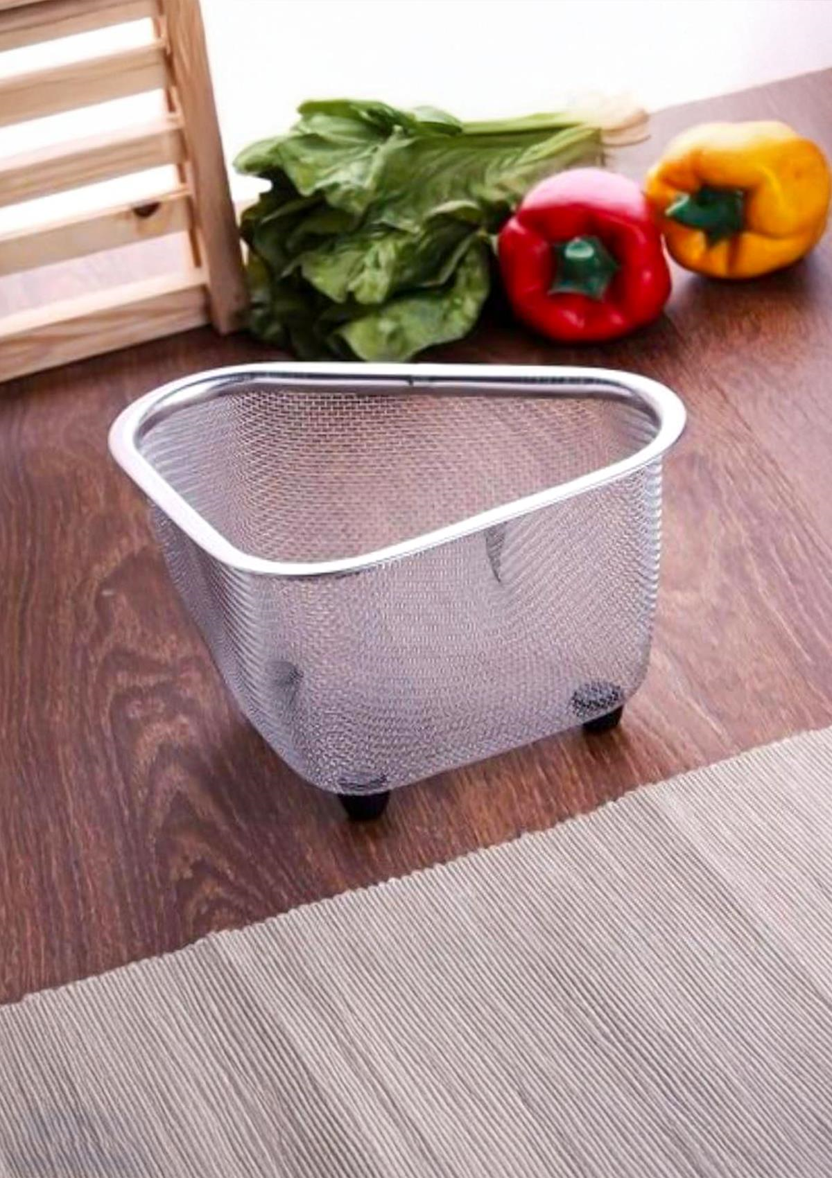 Lavabo Süzgeci - Çeşme Altı Süzgeçli Lavabo Torbası - Paslanmaz Çelik