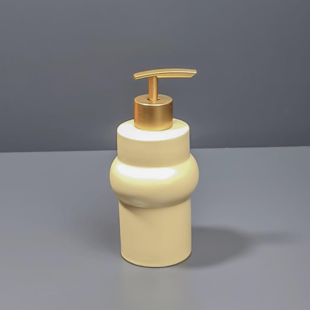 Dekoratif Banyo Lavabo Porselen Gold Sıvı Sabunluk| Hometarz
