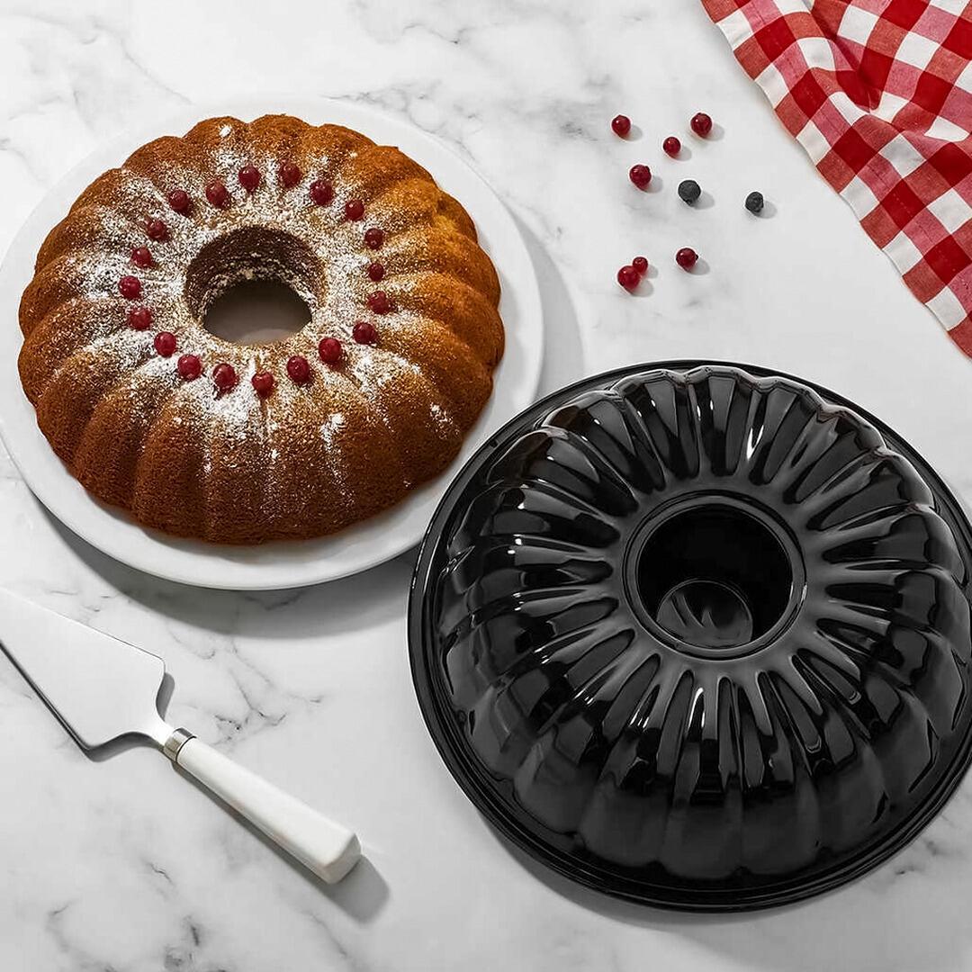 Emaye Kek Kalıbı Yanmaz Yapışmaz 28 cm | Hometarz