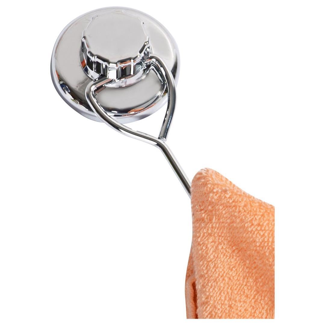 Havlu Askılık Tek Kancalı Krom Vantuzlu Banyo Tuvalet | Hometarz