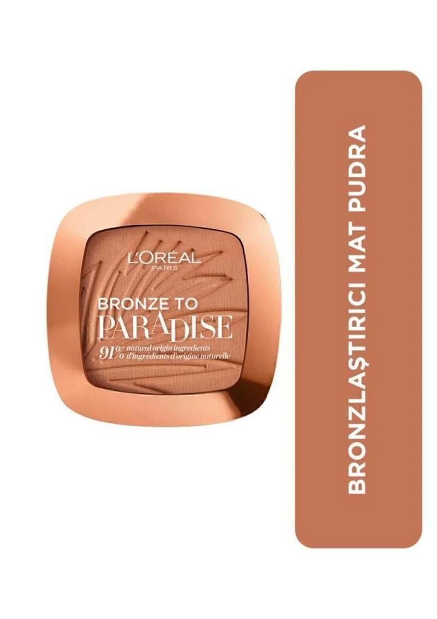 L'Oréal Paris Bronze to Paradise Mat Bronzlaştırıcı Pudra 02 Baby One More Tan