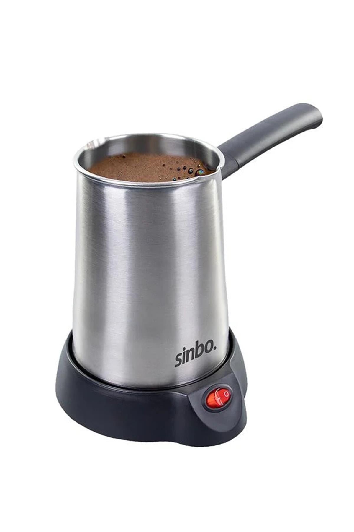 Sinbo Inox Elektrikli Cezve 6 Fincan Kapasiteli Türk Kahvesi Makinesi SCM-2958