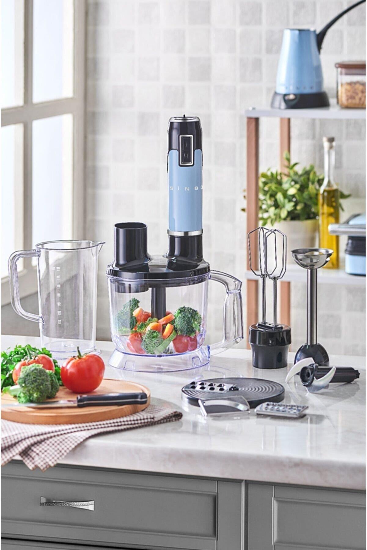 Sinbo Multi Blender Set Turbo Fonksiyonlu Paslanmaz Çelik