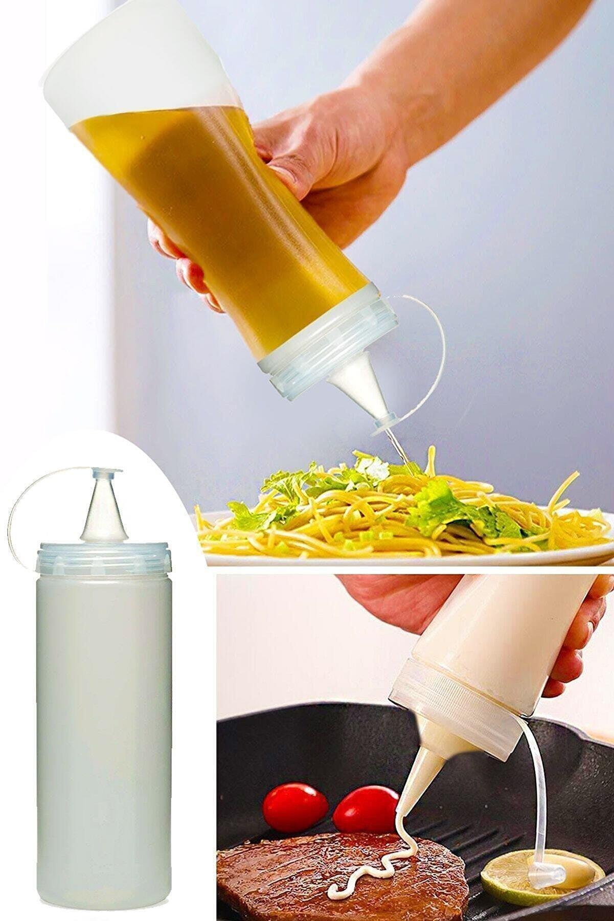 Yağlık Sosluk Sirkelik Kapaklı Şeffaf Plastik 700 ml | Hometarz