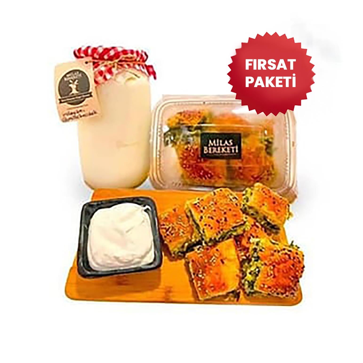 YOĞURTLU MEŞHUR MİLAS OTLU BÖREK (FIRSAT PAKETİ)