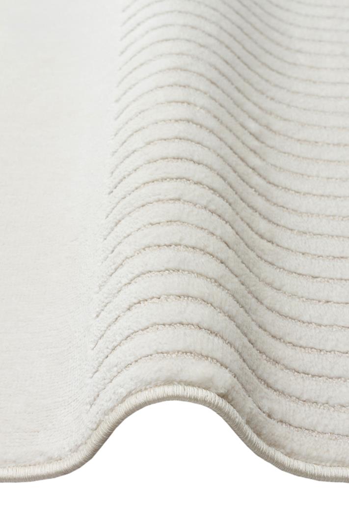ADEL ADL 03 CREAM  Yüksek Alçak Dokulu Yumuşak Tuşeli Modern Makine Halısı