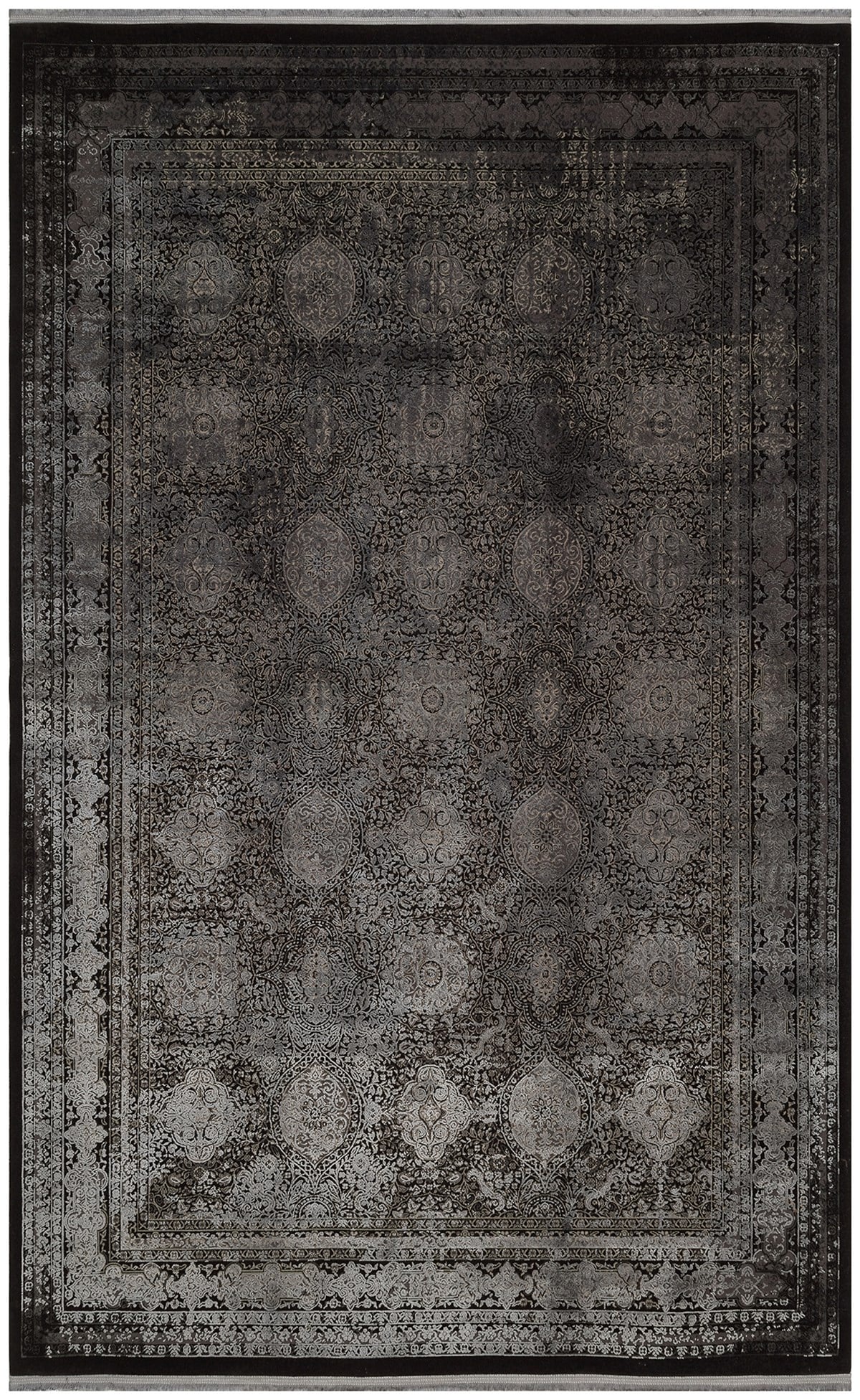 ANATOLIA ANT 02 ANTRASIT GREY  Klasik ve Modern Desenli Sık Dokuma Makine Halısı