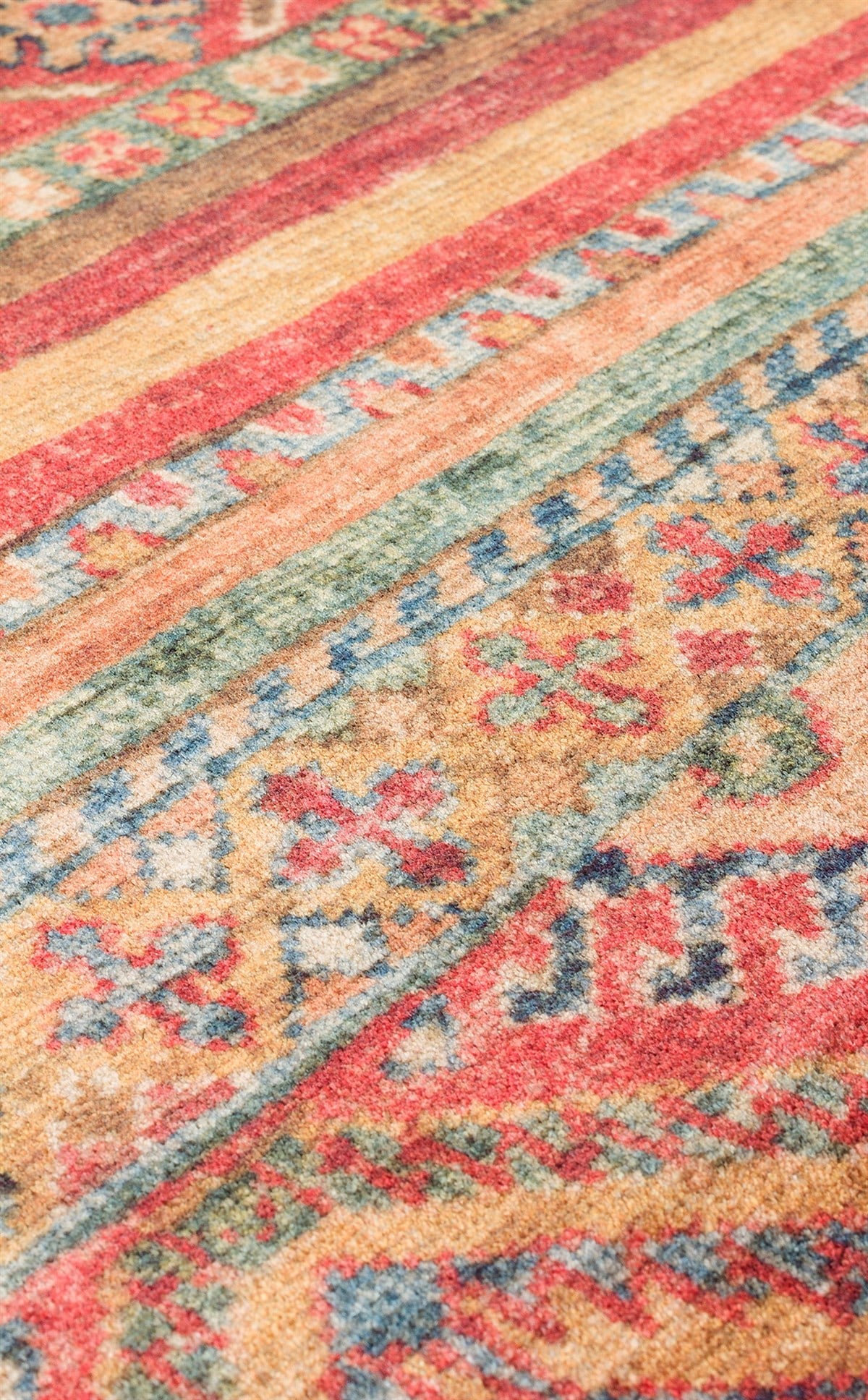 ANTIQUE ATK 05 MULTY  Kolay kullanımlı Kaymaz Karabağ ve Antik Desenlere Sahip Yıkanabilir Makine Halısı