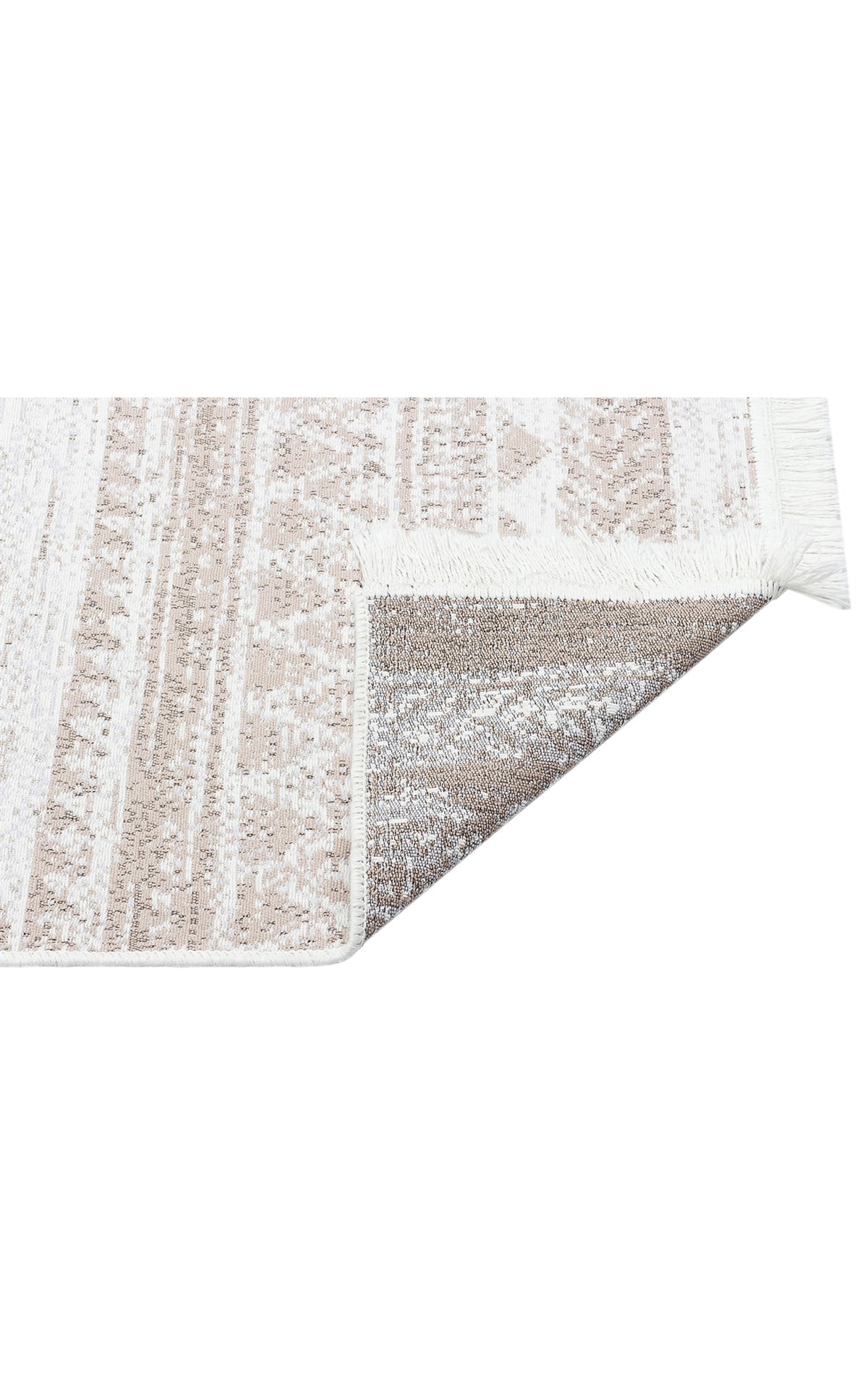 ARYA AR 06 NATURAL  Yıkanabilir Çift Taraflı Modern Desenli Dokuma Kilim