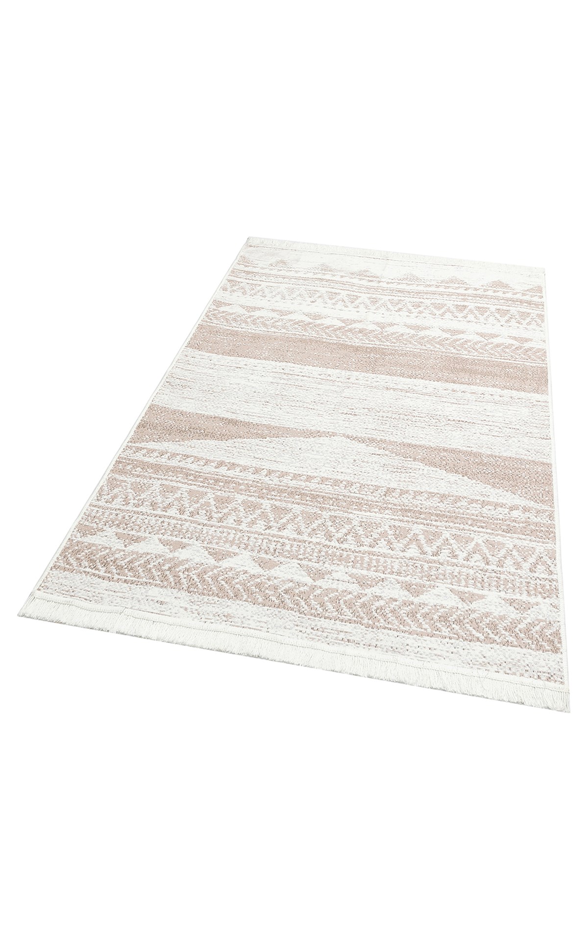 ARYA AR 06 NATURAL  Yıkanabilir Çift Taraflı Modern Desenli Dokuma Kilim