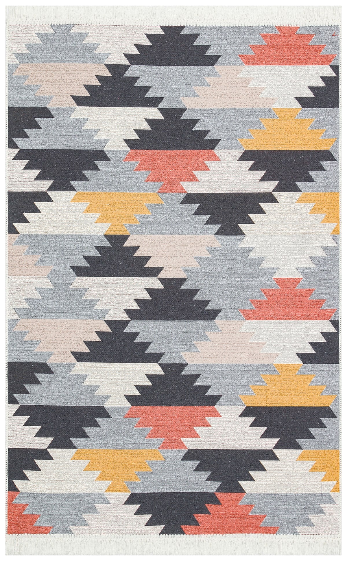 ARYA AR 20 MULTY  Yıkanabilir Çift Taraflı Modern Desenli Dokuma Kilim
