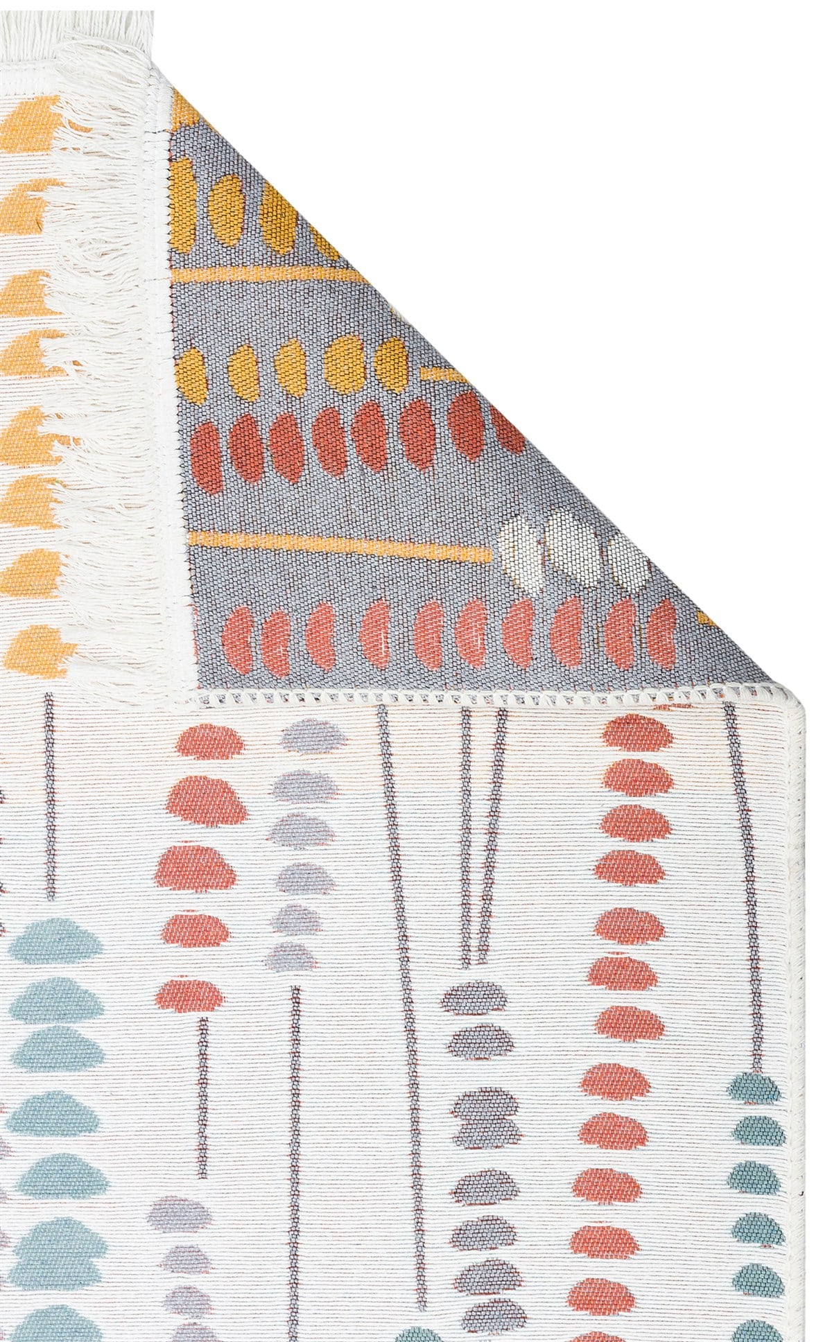 ARYA AR 34 MULTY  Yıkanabilir Çift Taraflı Modern Desenli Dokuma Kilim