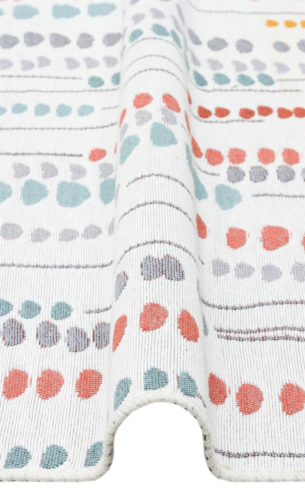 ARYA AR 34 MULTY  Yıkanabilir Çift Taraflı Modern Desenli Dokuma Kilim