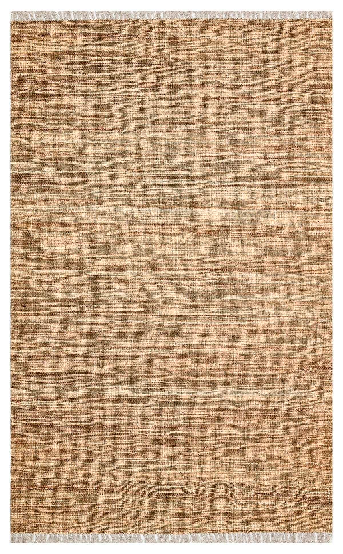 ASOS AS 01 NATURAL  Jüt Hasır Görünümlü Hav Toz Vermez Çift Taraflı Yıkanabilir Kilim