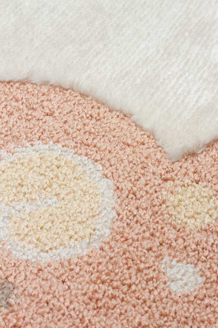 BAMBINO BMB 06 CREAM MULTY  Pastel Renkli Hav ve Toz Vermeyen Çocuk Halısı