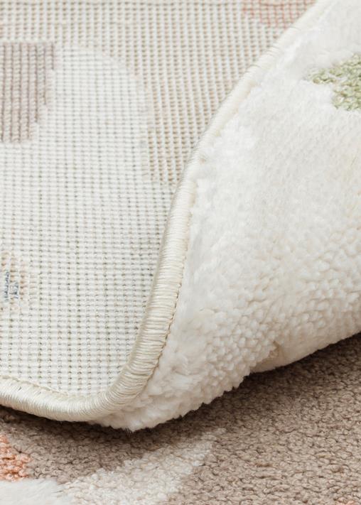 BAMBINO BMB 07 CREAM MULTY Q   Pastel Renkli Hav ve Toz Vermeyen Çocuk Halısı