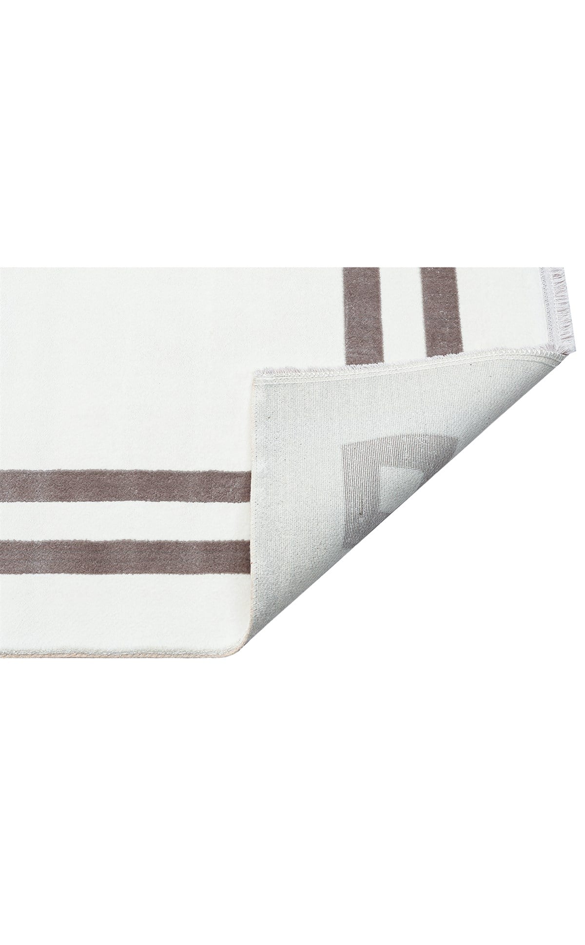 BAROQUE BR 01 WHITE GREY  Art Deco Bordürlü Çerçeveli Yumuşak Dokulu Parlak Dokuma Halı