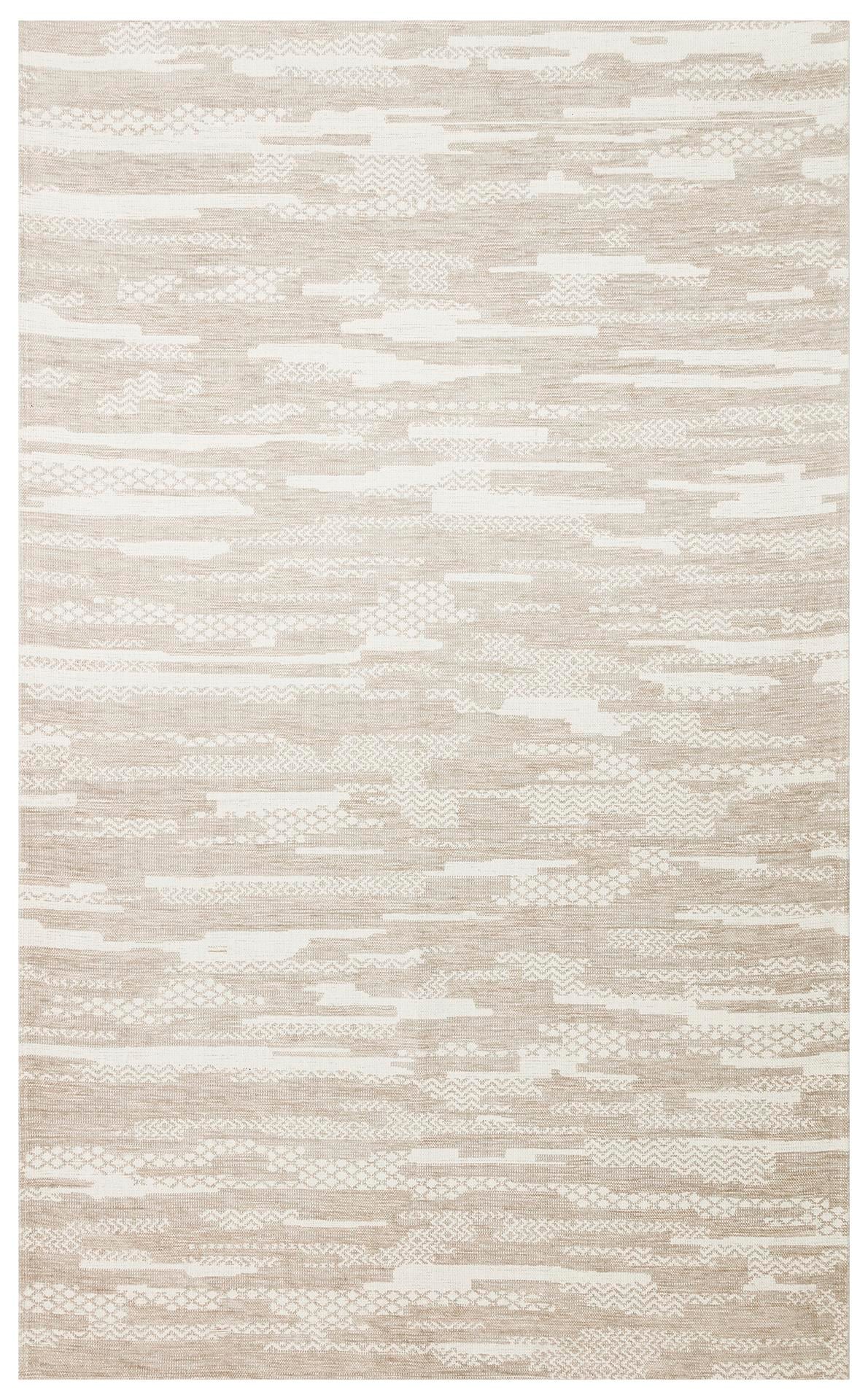 BIGA BG 01 CREAM  Hav Toz Vermez Kaymaz Tabanlı İnce Dokuma Modern Halı