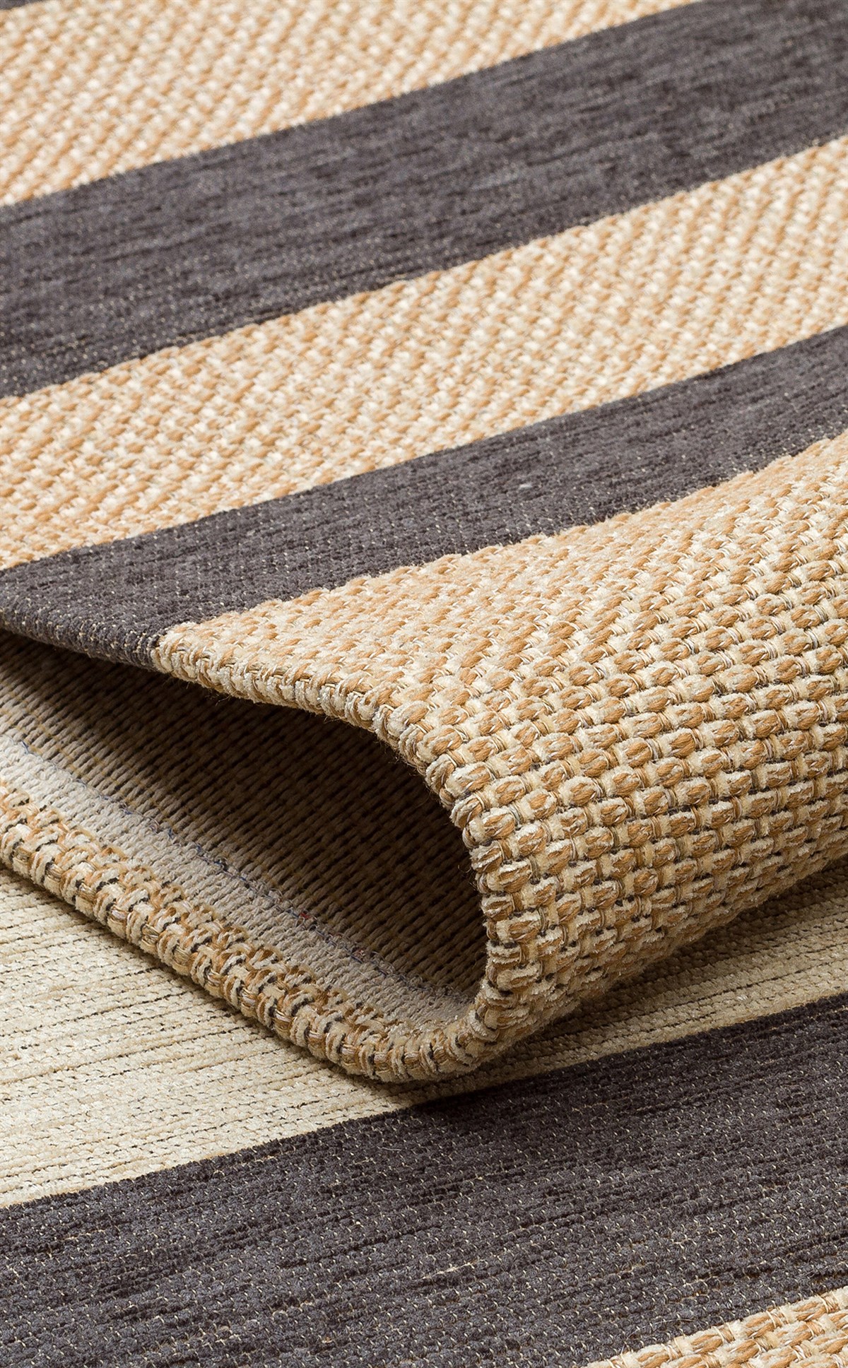 BROOKLYN BRK 14 NATURAL GREY  Hasır Görünümlü Kaymaz Renkli Dokuma Modern Kilim