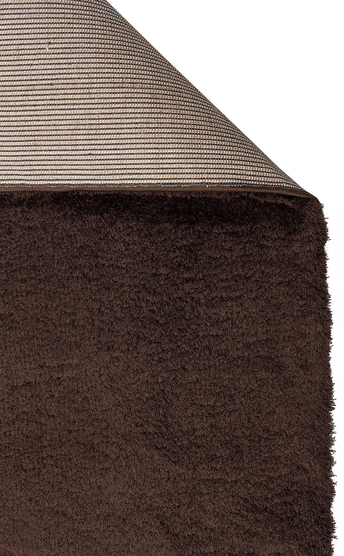 COMFORT 1006 BROWN  Kolay Kullanımlı Hav Toz Vermez Yumuşak Dokulu Modern Pofuduk Shaggy Halı