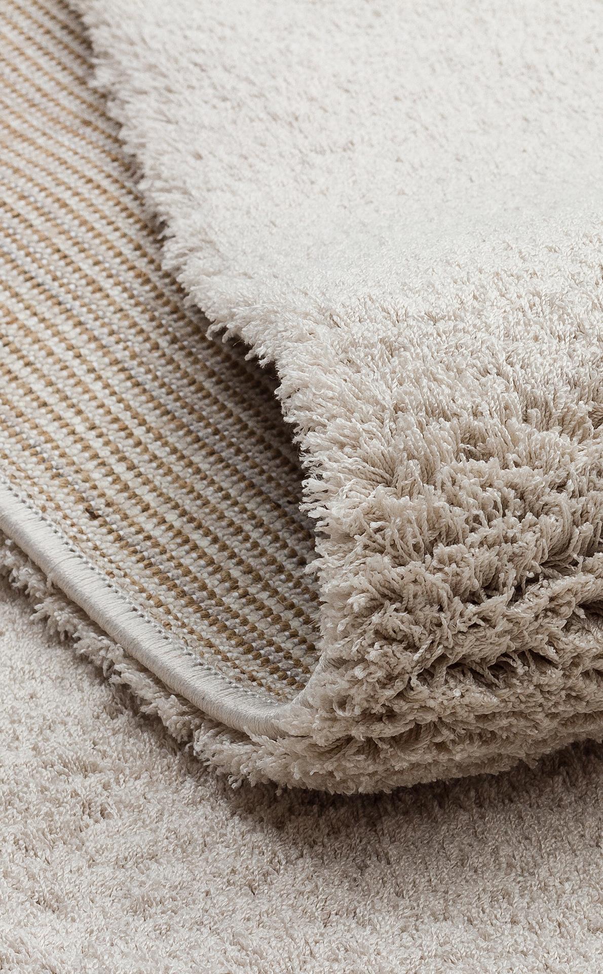 COMFORT 1006 D.STONE  Kolay Kullanımlı Hav Toz Vermez Yumuşak Dokulu Modern Pofuduk Shaggy Halı