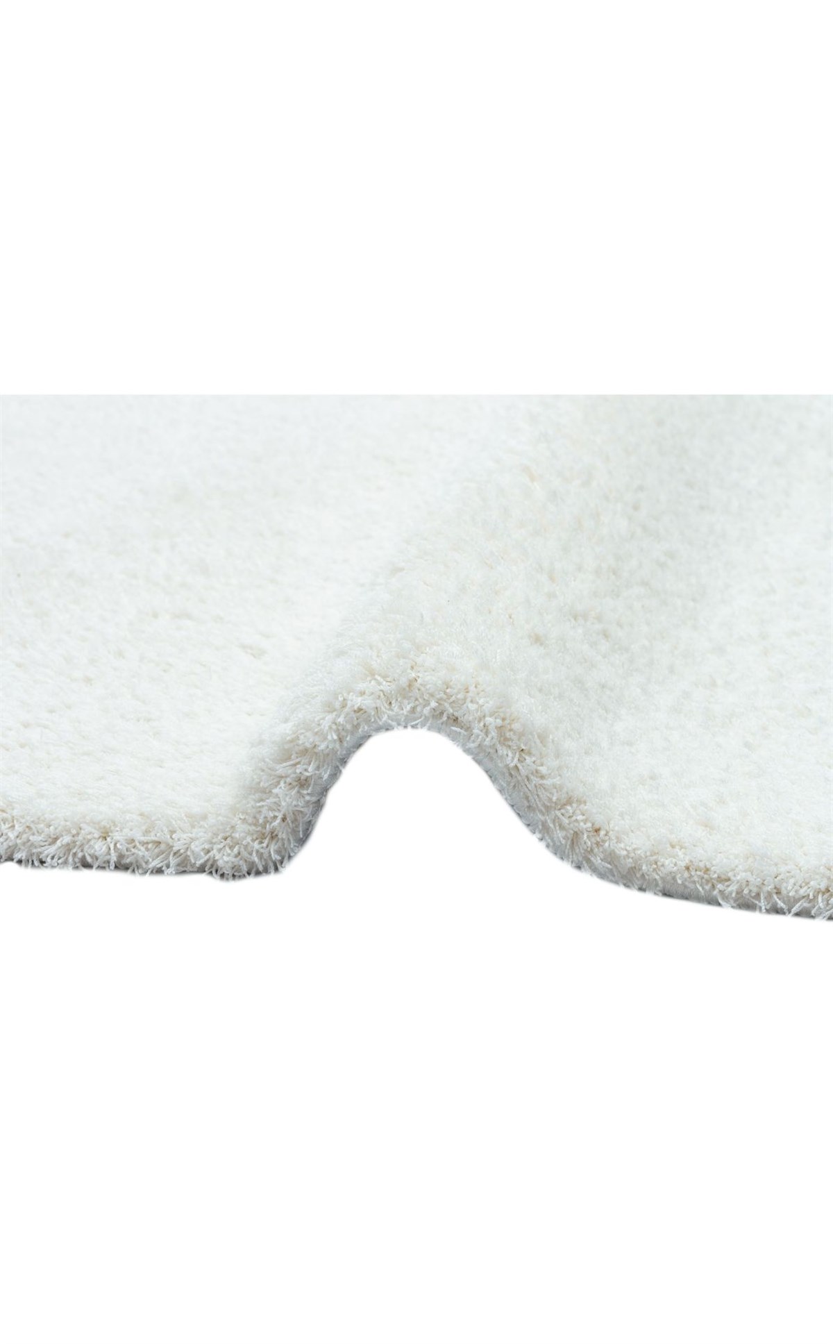 COMFORT 1006 WHITE  Kolay Kullanımlı Hav Toz Vermez Yumuşak Dokulu Modern Pofuduk Shaggy Halı