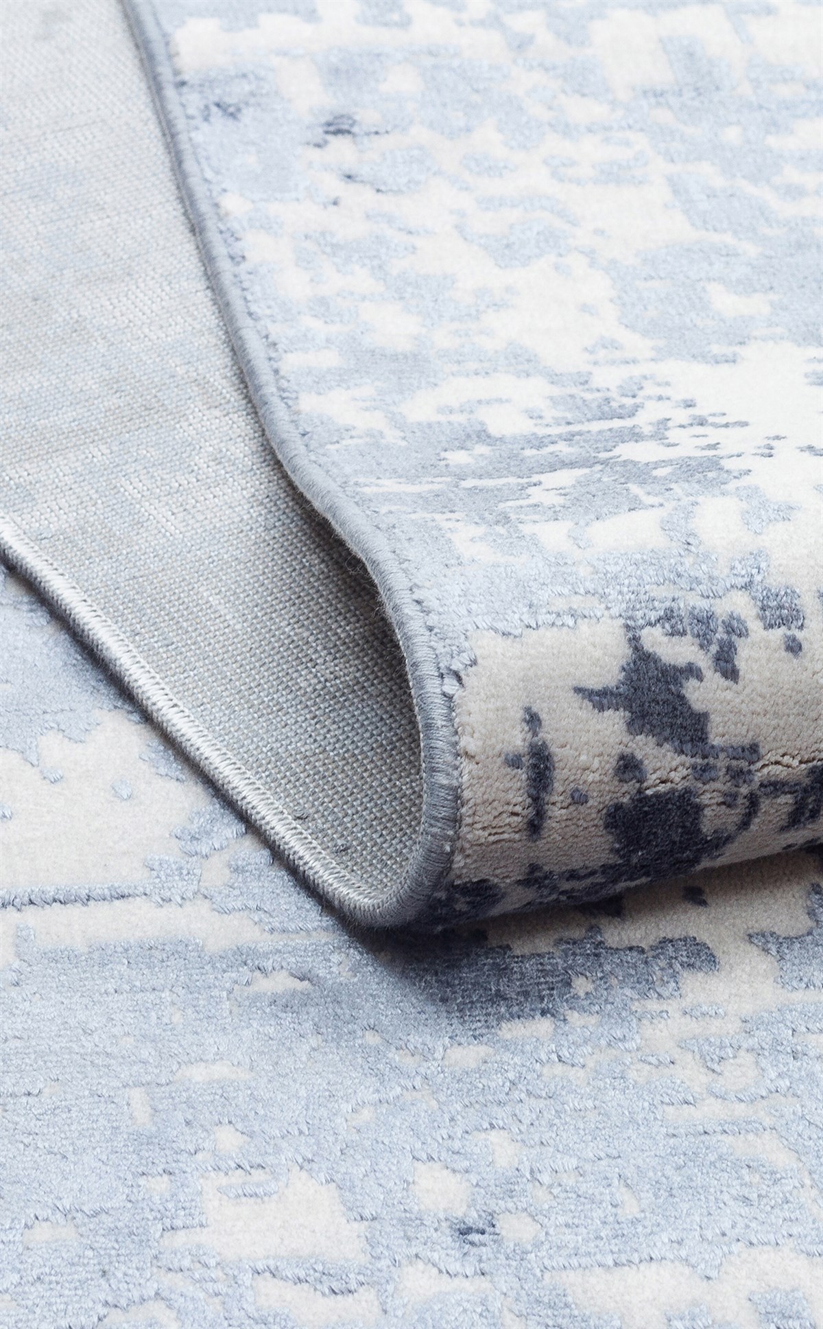 CORDOBA NEW DB 01 DENIM NW  Parlak Yüksek Alçak Dokulu Modern Makine Halısı