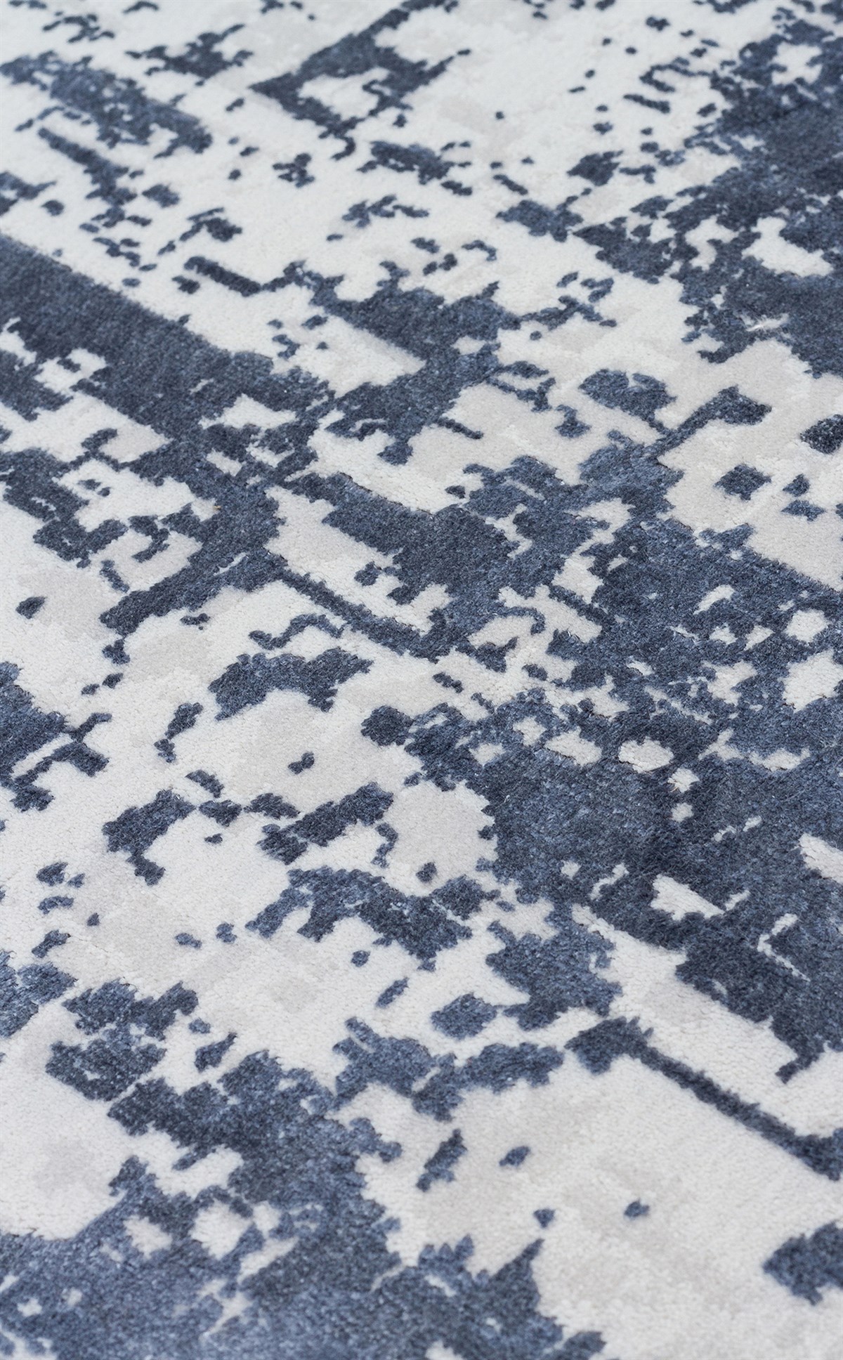 CORDOBA NEW DB 01 DENIM NW  Parlak Yüksek Alçak Dokulu Modern Makine Halısı
