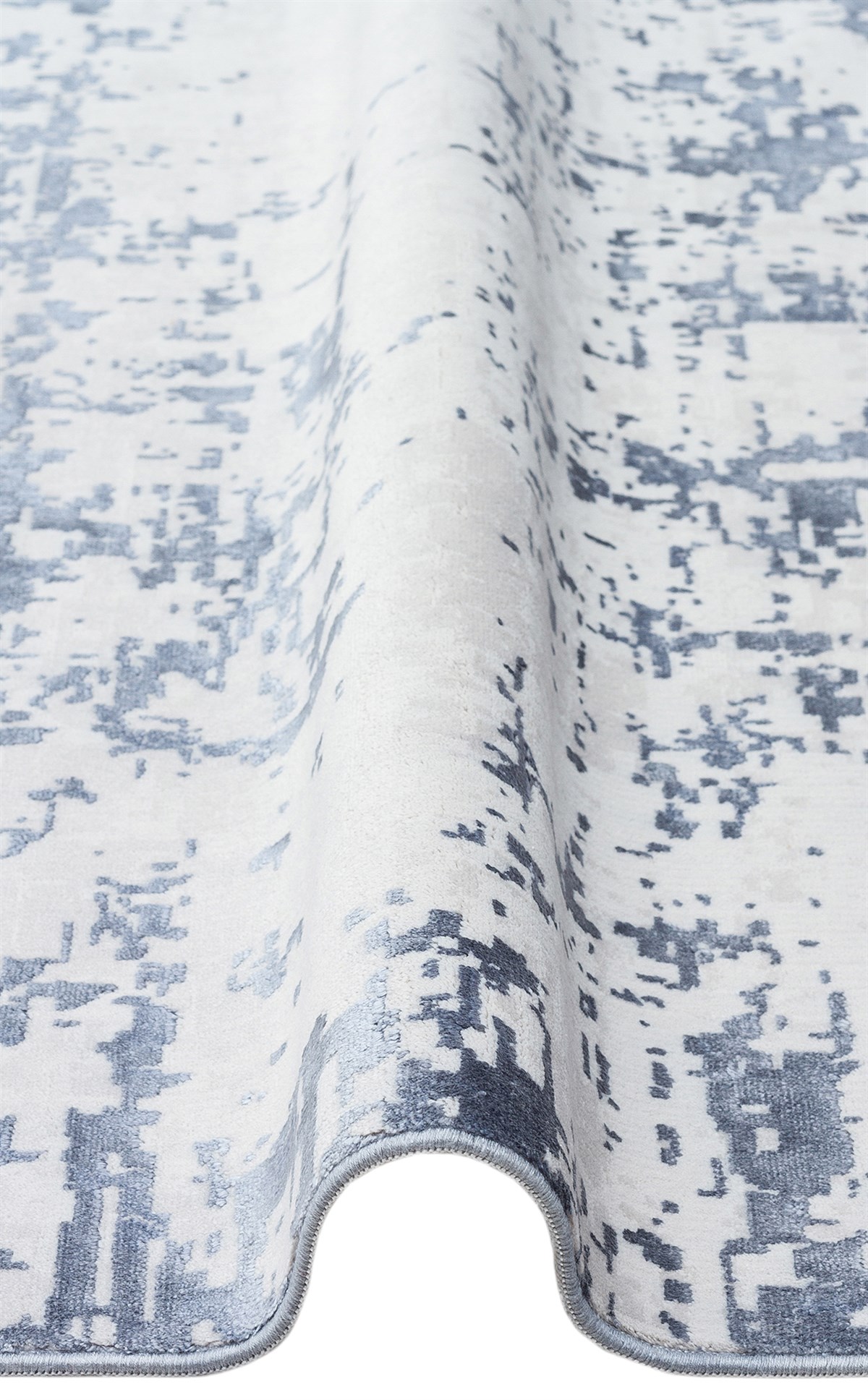 CORDOBA NEW DB 01 DENIM NW  Parlak Yüksek Alçak Dokulu Modern Makine Halısı
