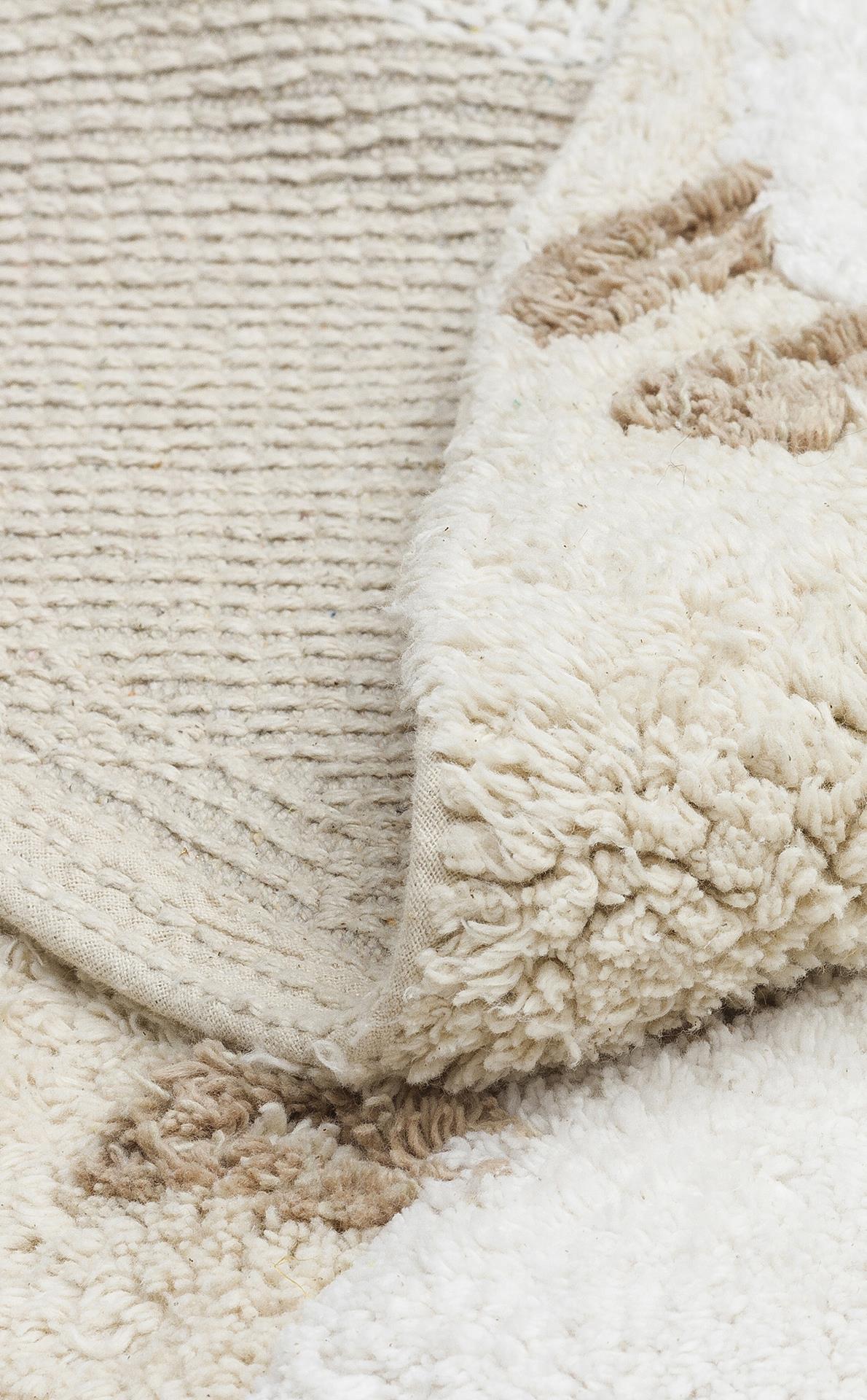 COTTON BOON XXW CBN 11 MULTY XXW Q  Yıkanabilir Kaymaz Tabanlı Naturel Pamuk Bebek Halısı