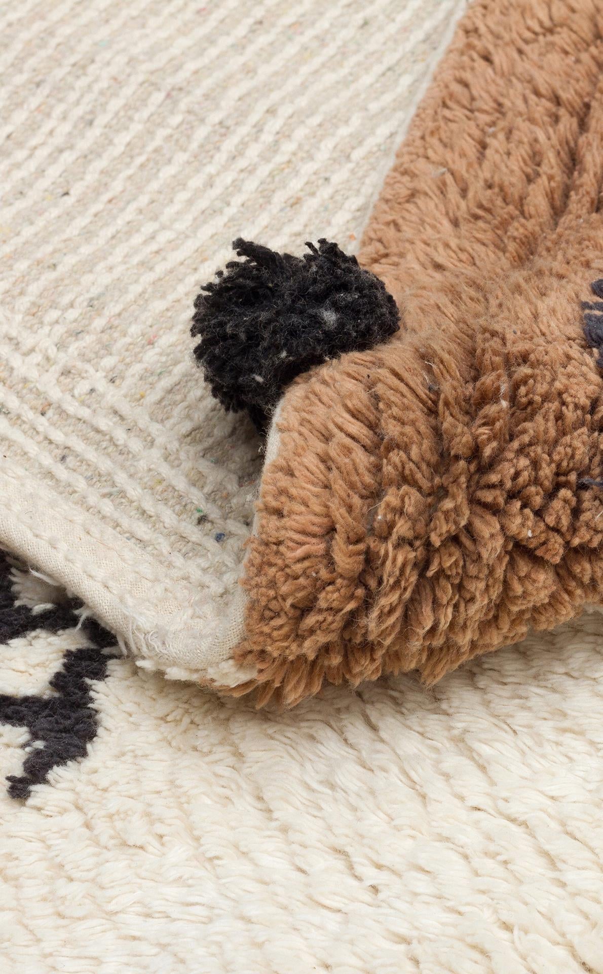 COTTON BOON XXW CBN 15 MULTY XXW Q  Yıkanabilir Kaymaz Tabanlı Naturel Pamuk Bebek Halısı