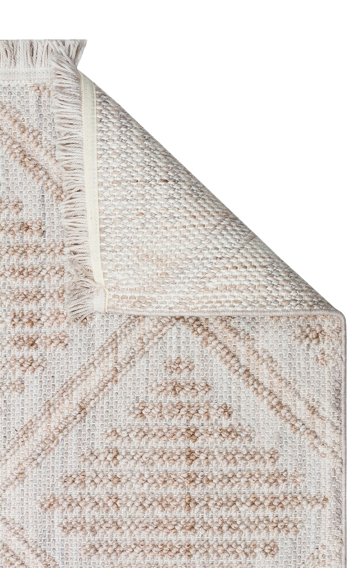 COZY CZY 03 GREY BEIGE  Hav Toz Vermez Modern Örgü Dokuma Makine Halısı