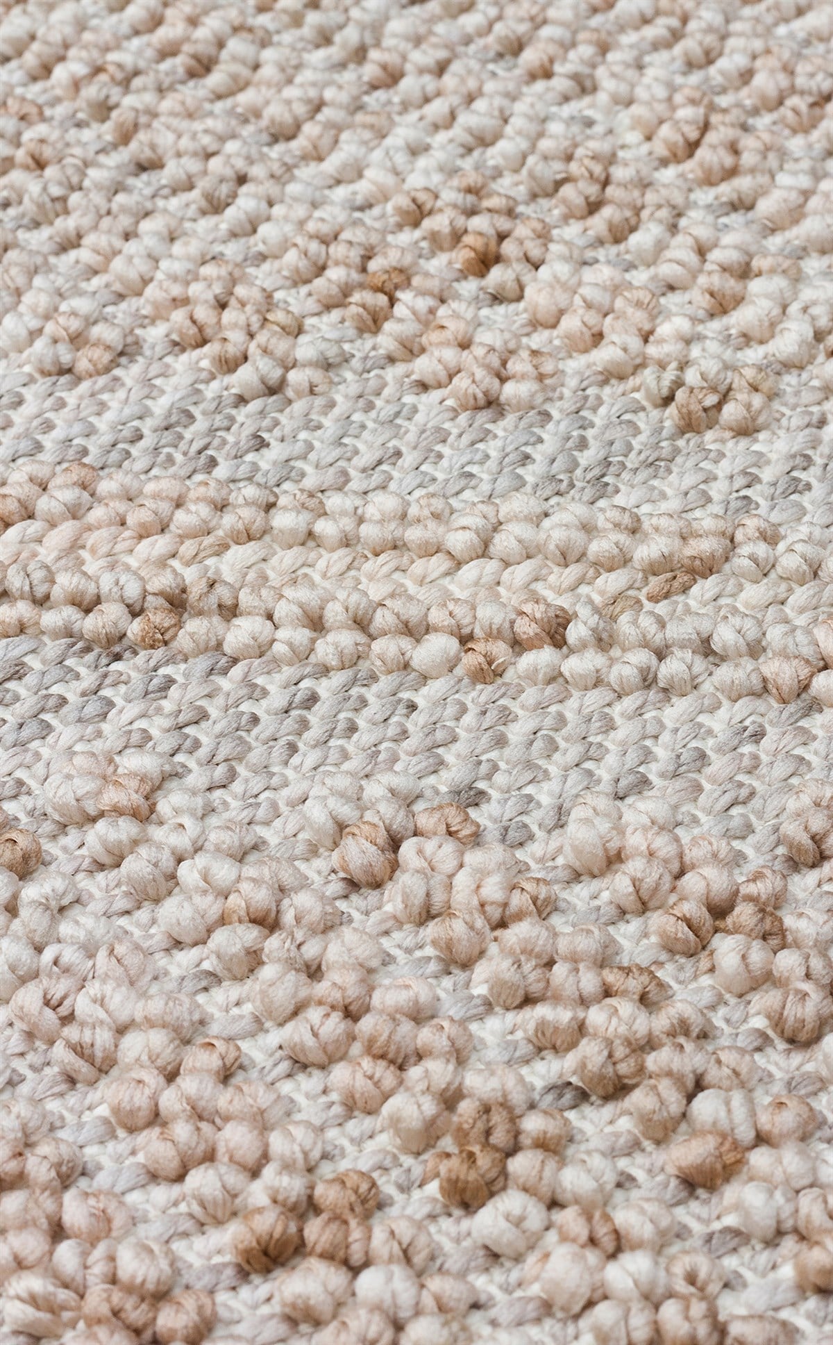 COZY CZY 03 GREY BEIGE  Hav Toz Vermez Modern Örgü Dokuma Makine Halısı