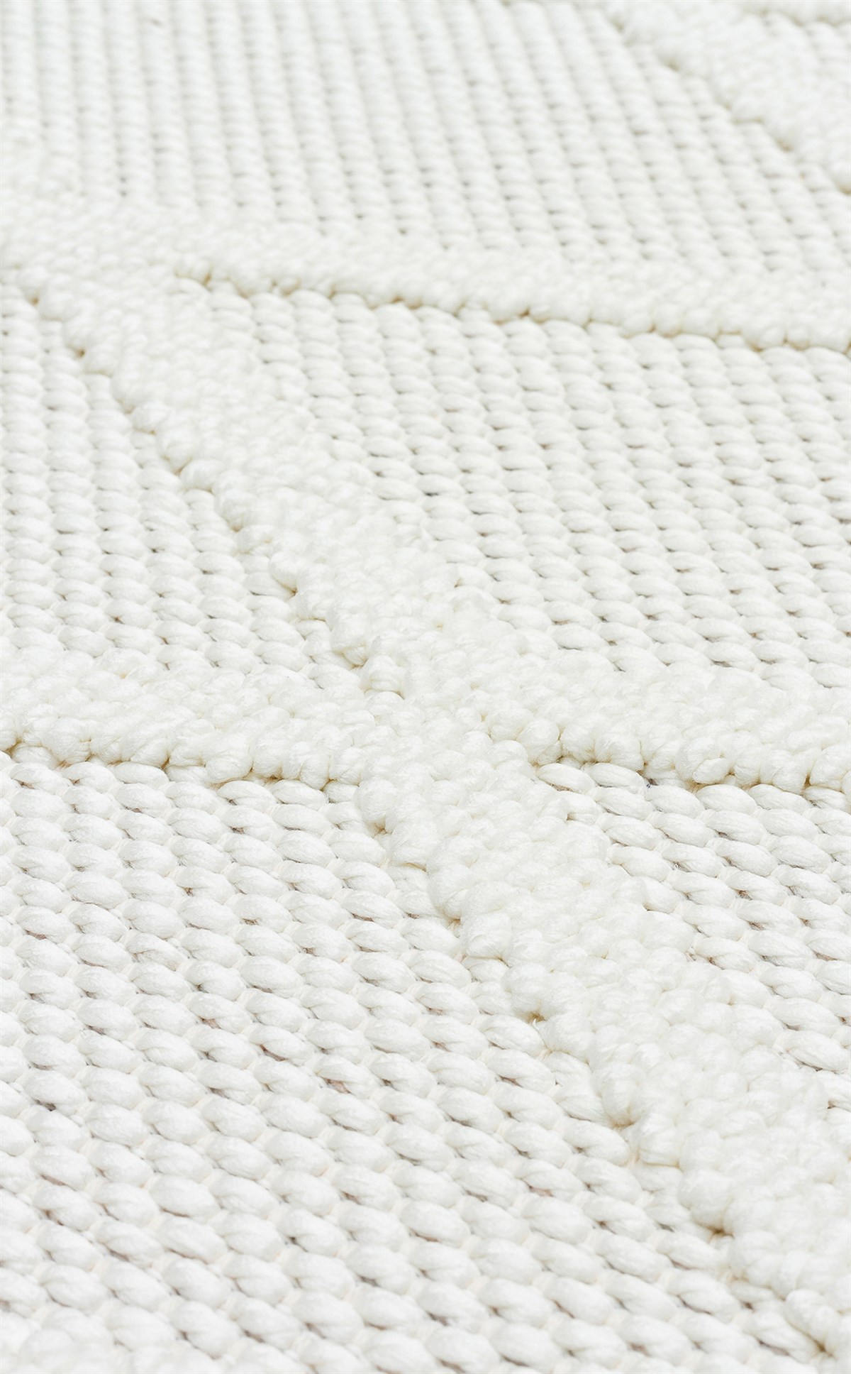 COZY CZY 04 CREAM  Hav Toz Vermez Modern Örgü Dokuma Makine Halısı