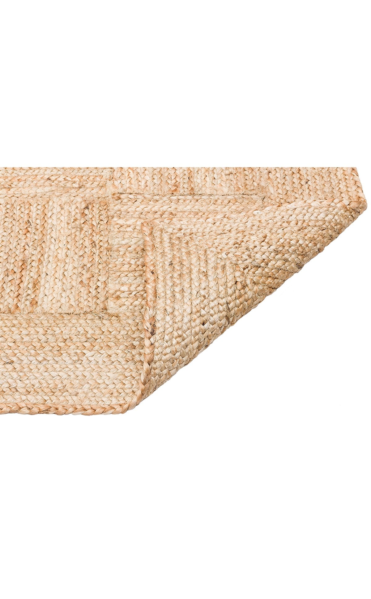 ECHO ECH 06 NATURAL XW  El Dokuma Naturel Jüt Hasır Halı