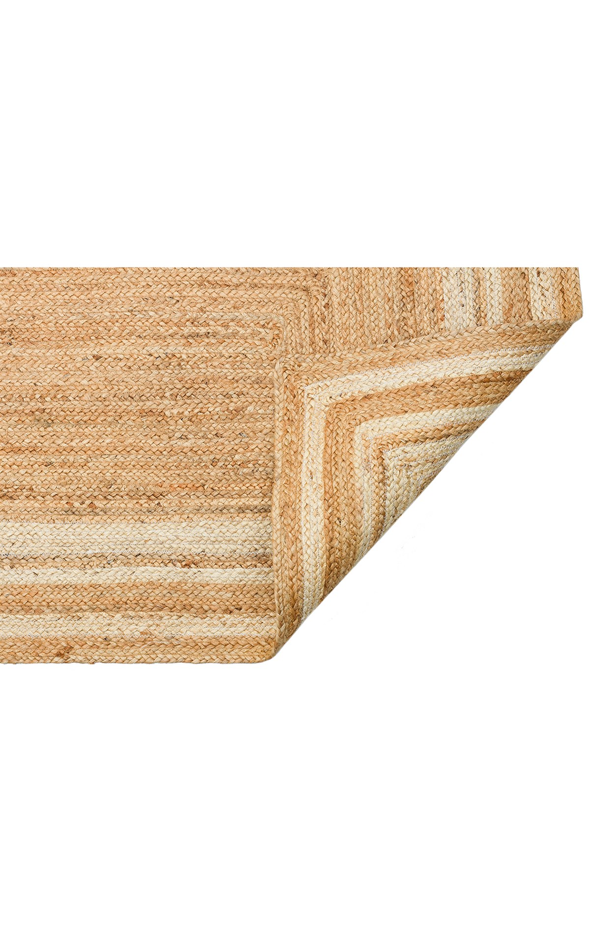 ECHO ECH 10 NATURAL WHITE XW  El Dokuma Naturel Jüt Hasır Halı