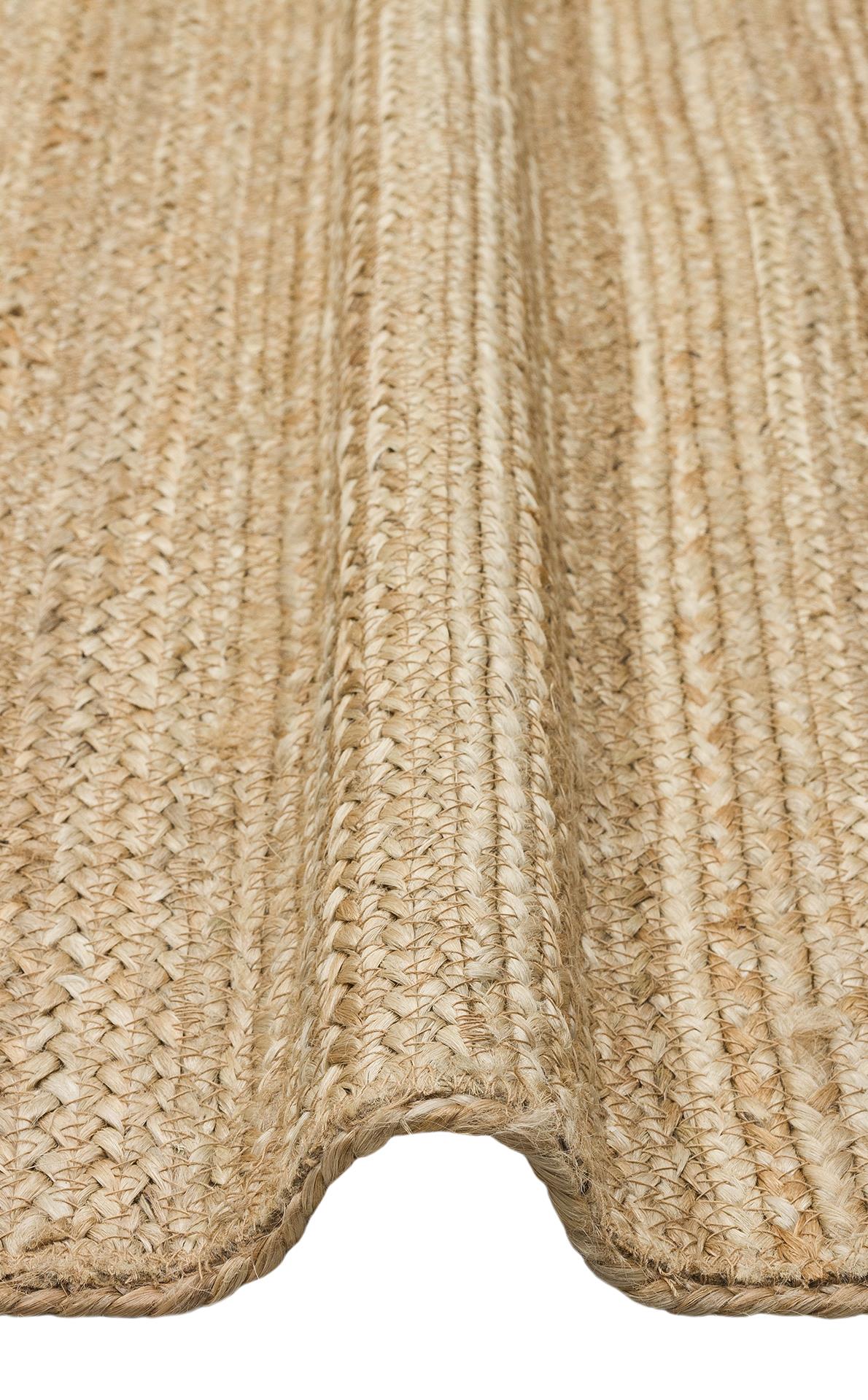 ECHO ECH 12 NATURAL  El Dokuma Naturel Jüt Hasır Halı