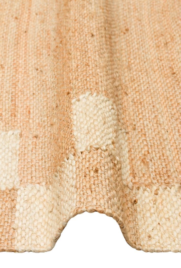 ECHO ECH 13 NATURAL WHITE XW  Jüt ile Üretilen El Dokuma Sisal Kilim