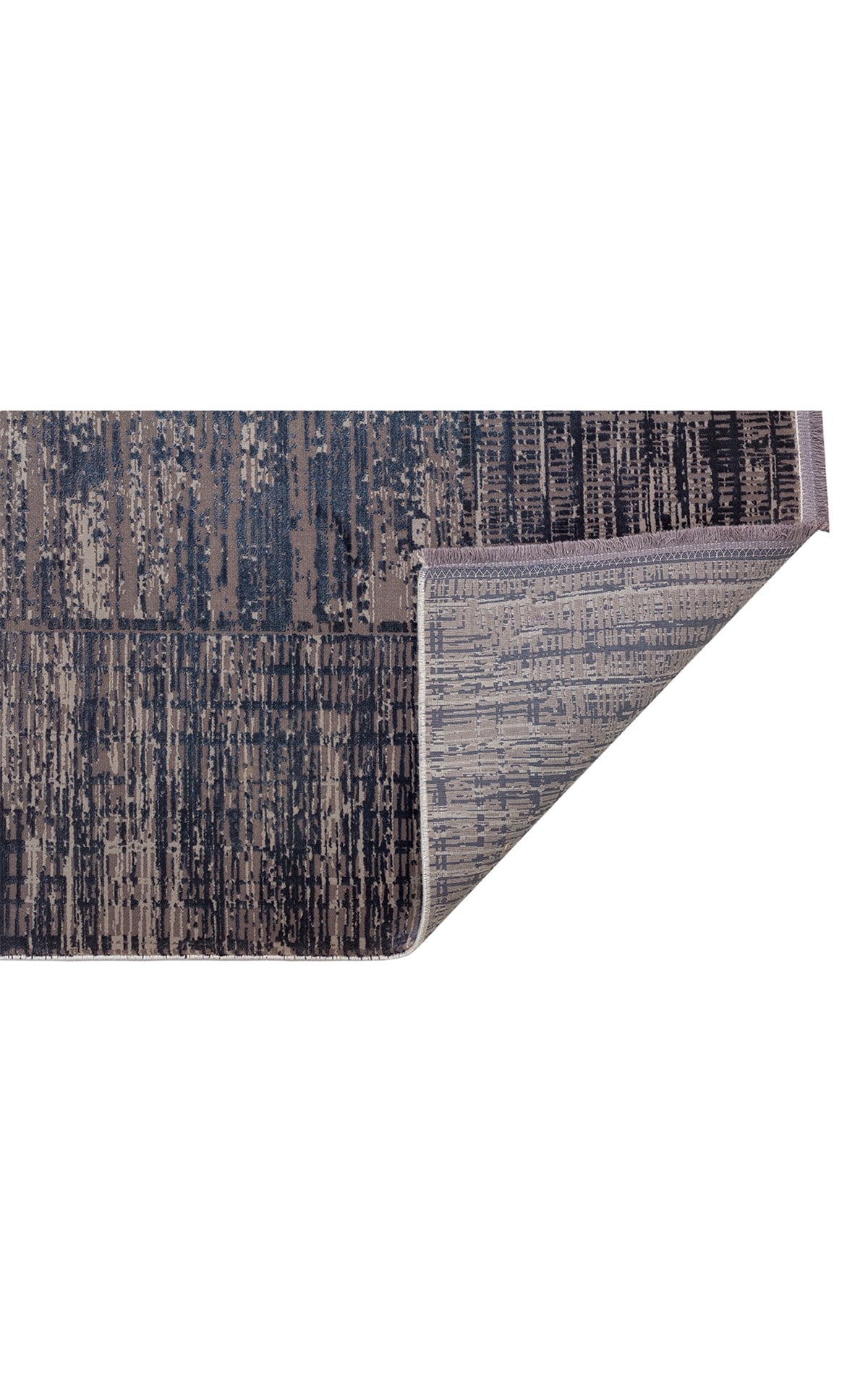 FRESCO DYED FSD 02 NAVY  Overdyed Yüksek Alçak Dokulu Özel Işıltılı Yüksek Kaliteli Sık Dokuma Modern Salon Halısı