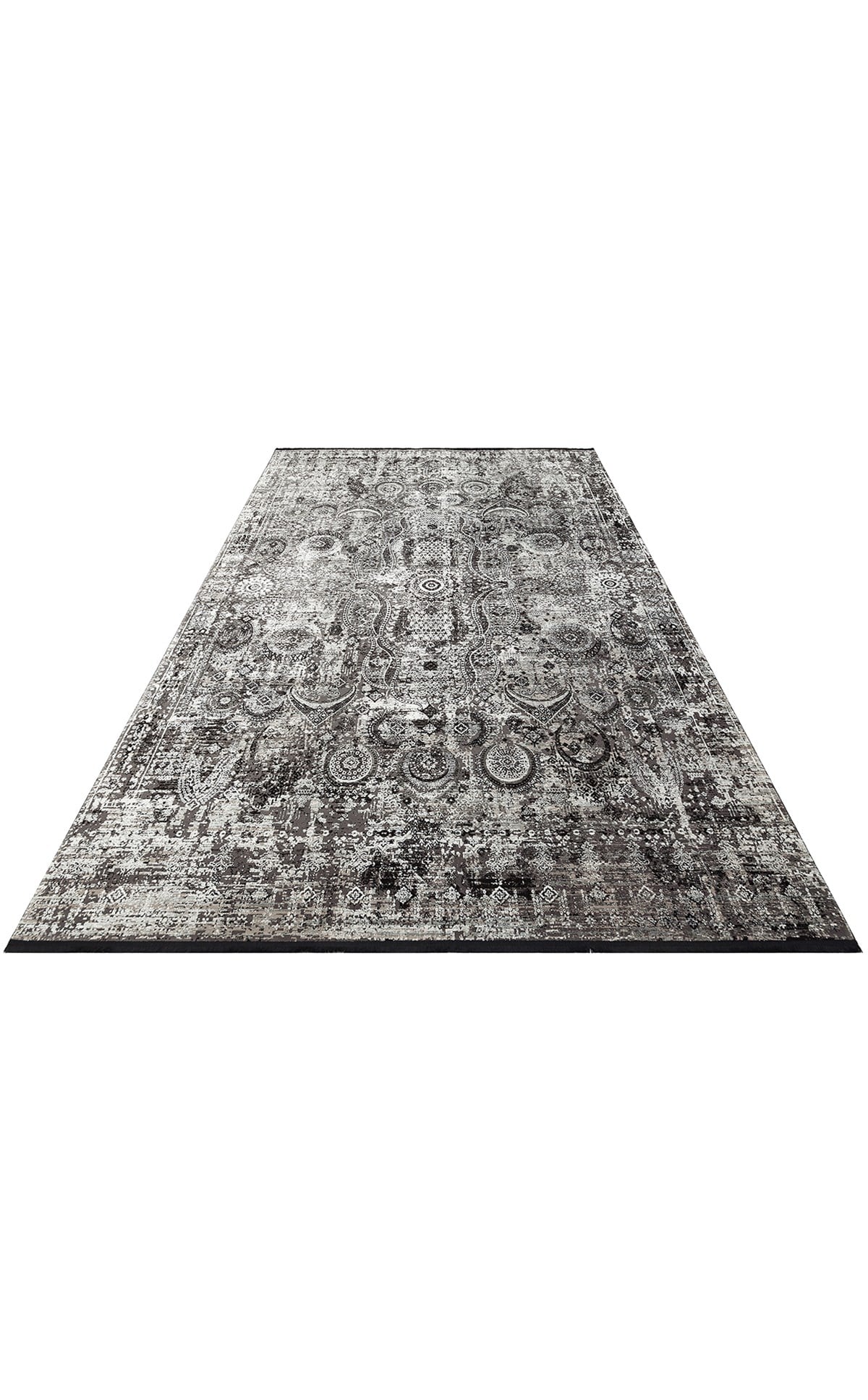 FRESCO FS 09 BLACK XW  Yüksek Alçak Dokulu Özel Işıltılı Yüksek Kaliteli Sık Dokuma Modern Salon Halısı